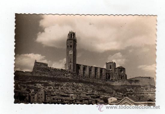 Postales: Foto Postal LERIDA La Seo, antigua Catedral 1950