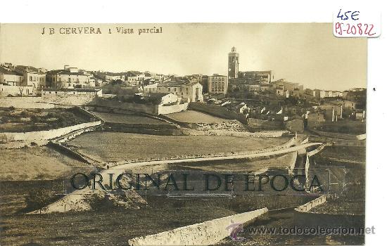 Postkarten: (PS-20822)POSTAL FOTOGRAFICA DE CERVERA(LLEIDA)-VISTA PARCIAL