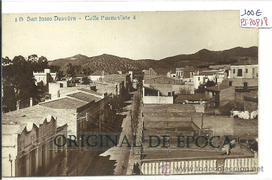 Postkarten: (PS-20818)POSTAL FOTOGRAFICA DE SAN JUSTO DESVERN-CALLE BUENAVISTA