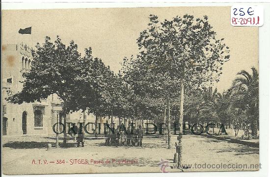 Postkarten: (PS-20911)POSTAL DE SITGES-PASEO DE PI Y MARGALL