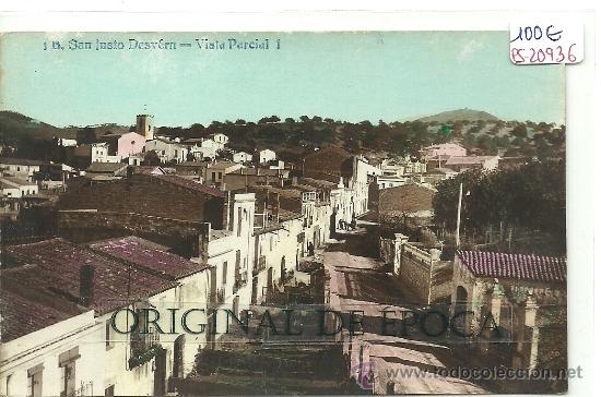Postkarten: (PS-20936)POSTAL FOTOGRAFICA COLOREADA DE SAN JUSTO DESVERN-VISTA PARCIAL