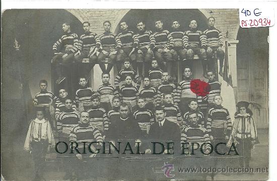 Postkarten: (PS-20934)POSTAL FOTOGRAFICA DE BARCELONA-COLEGIO DE SARRIA A&Ntilde;O 1911