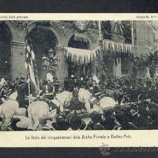 Postales: POSTAL DE BARCELONA: FESTA CINQUANTENARI JOCS FLORALS A BELLES ARTS (ED.I.CATALANA SERIE B NUM.10. Lote 23895150