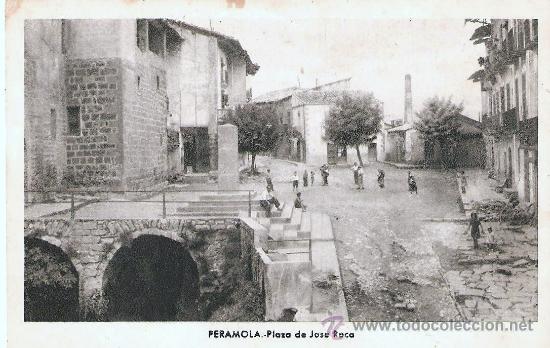 Postales: POSTAL DE PERAMOLA - PLASA DE JOSE ROCA - Foto 1