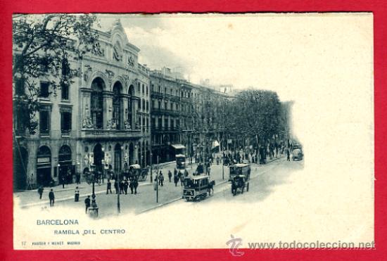 Postales: barcelona, rambla del centro,     p45418 - Foto 1