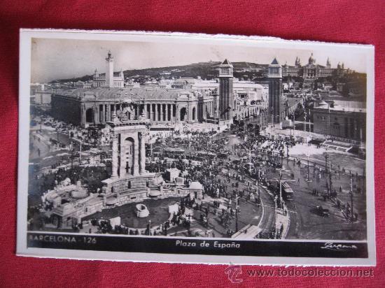 Postales: BARCELONA - PLAZA ESPA&Ntilde;A - Foto 1