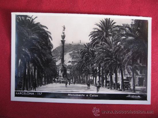 Postales: BARCELONA - MONUMENTO A COLON - Foto 1
