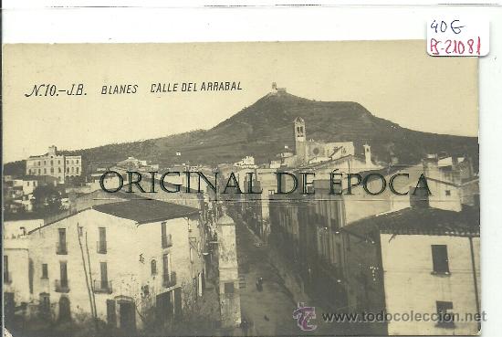 Postkarten: (PS-21081)POSTAL FOTOGRAFICA DE BLANES-CALLE DEL ARRABAL