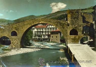 Postales: 7-esp242. Postal Camprodon n&ordm; 4. Puente Romano - Foto 1