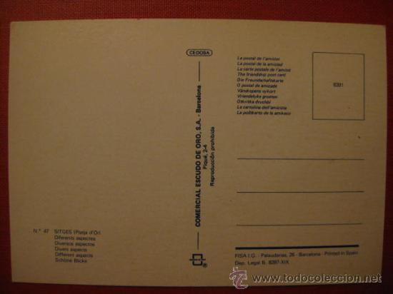 Postales: SITGES. BARCELONA  -   REF .  AH - 120 - Foto 2