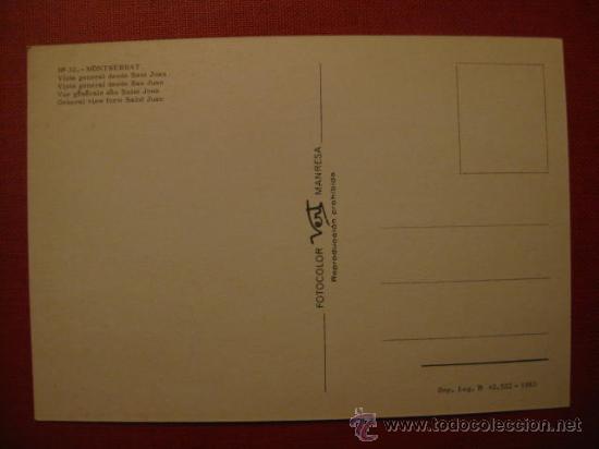 Postales: MONTSERRAT. BARCELONA  -   REF .  AH - 102 - Foto 2