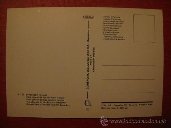 Postales: BA&Ntilde;OLAS .  GERONA -   REF .  AH - 083 - Foto 2
