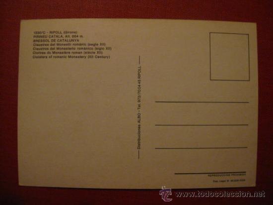 Postales: RIPOLL. GERONA -   REF .  AH - 071 - Foto 2