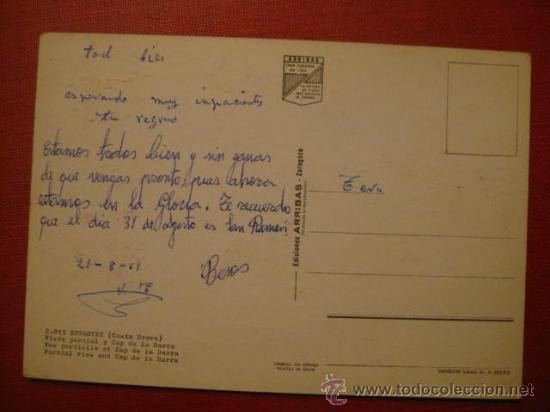Postales: ESTARTIT. GERONA -   REF .  AH - 047 - Foto 2