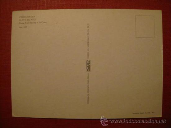 Postales: PLAYA DE ARO . GERONA -   REF .  AH - 042 - Foto 2