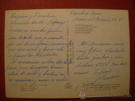 Postales: LLORET DE MAR . GERONA -   REF .  AH - 031 - Foto 2