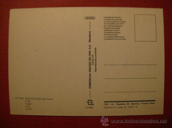 Postales: GERONA . BANYOLES  -    REF .  AH - 012 - Foto 2