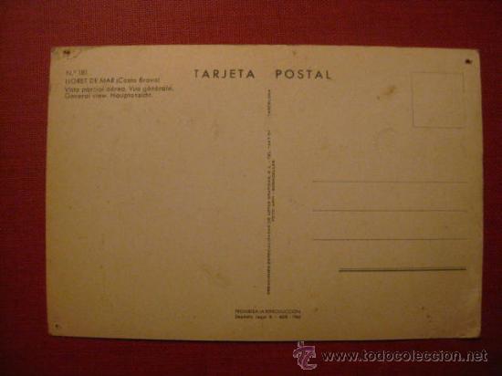 Postales: GERONA .LLORET DE MAR.-   REF .  AH - 005 - Foto 2