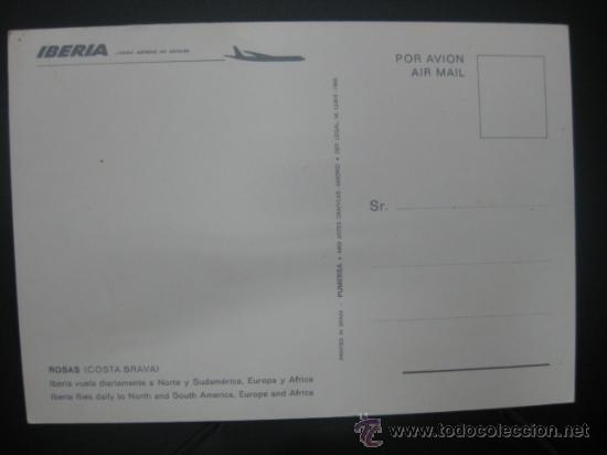 Postales: ROSAS, GERONA (IBERIA) - REF.: R-10-08 - Foto 2