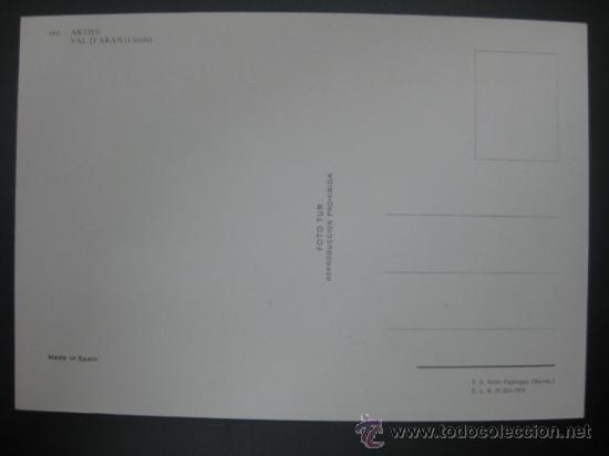 Postales: ARTIES, LERIDA - REF.: S-29 - Foto 2