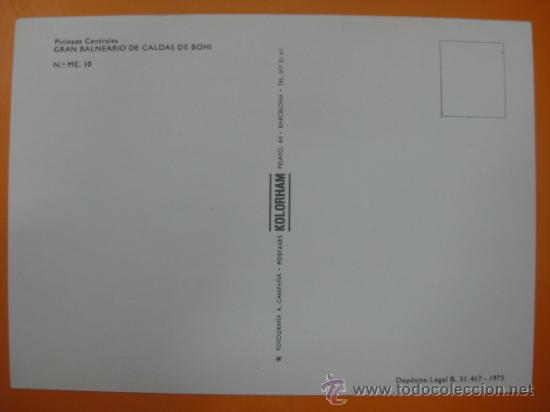 Postales: CALDAS DE BOHI, LERIDA - REF.: S-43 - Foto 2