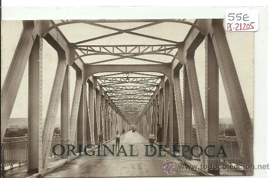 Postcards: (PS-21205)POSTAL FOTOGRAFICA DE MORA LA NUEVA(TARRAGONA)-INTERIOR DEL PUENTE