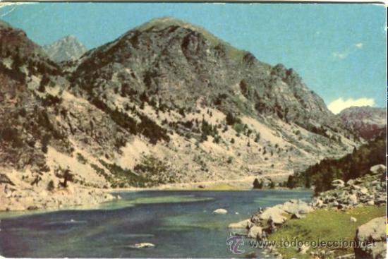 Postales: PIRINEOS CENTRALES LAGO DE LA LLEBRETA EN LA RIBERA DE SAN NICOLAU ED. CAMPA&Ntilde;&Aacute; ESCRITA SIN CIRCULAR