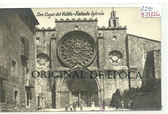 Postkarten: (PS-21326)POSTAL FOTOGRAFICA DE SAN CUGAT DEL VALLES-FACHADA IGLESIA