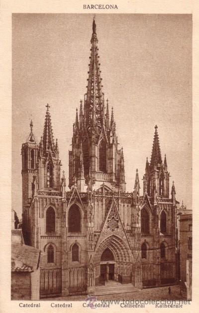 Postales: N&ordm; 7818 POSTAL BARCELONA CATEDRAL - Foto 1