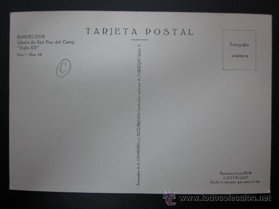 Postales: BARCELONA - REF.: S-735 - Foto 2