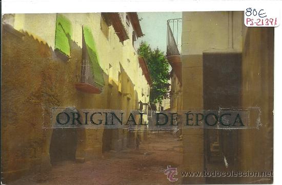 Postcards: (PS-21391)POSTAL FOTOGRAFICA COLOREADA DE ALBI(LLEIDA)-CALLE MAYOR