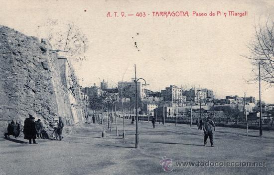 Postales: Tarragona : Paseo de Pi y Margall - Foto 1