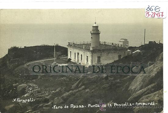 Postkarten: (PS-21417)POSTAL FOTOGRAFICA DE ROSAS-FARO.PUNTA DE LA PONCELLA.V.FARGNOLI