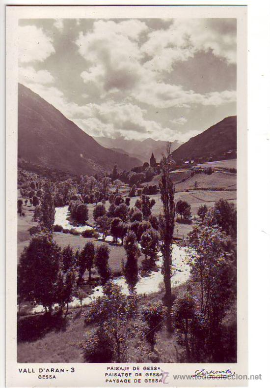 Postales: 3 - vall d&acute;aran - paisaje de gessa - postal fotografica - talleres zerkowitz