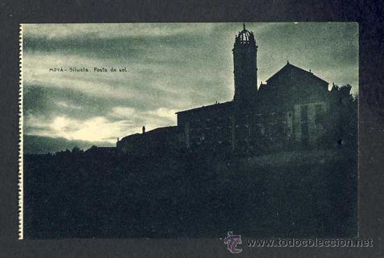 Postales: Postal de MOI&Agrave; (Barcelona): Posta de sol (Mumbr&uacute;) - Foto 1
