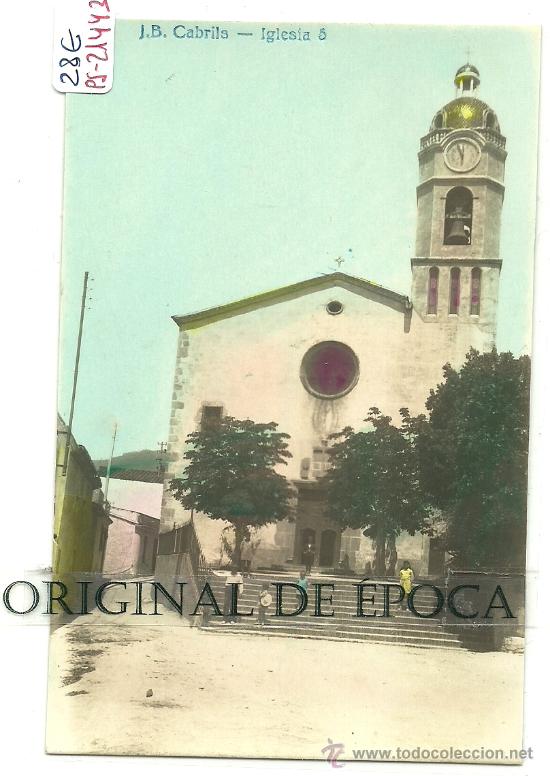 Postkarten: (PS-21443)POSTAL FOTOGRAFICA DE CABRILS-IGLESIA