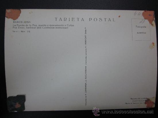 Postales: BARCELONA - REF.: T-698 - Foto 2
