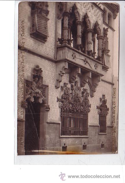Postales: MATARO (BARCELONA).-CASA ESTILO GOTICO, ARQUITECTO J. PUIG (FOTOGRAFICA)