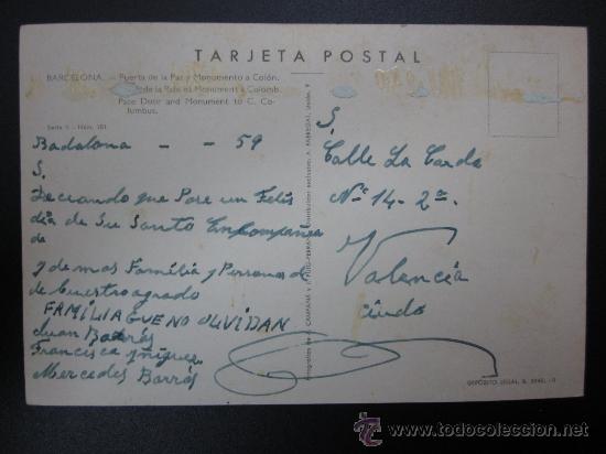 Postales: BARCELONA - REF.: T-737 - Foto 2