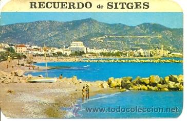 Postales: 7-esp327. Postal Recuerdo de Sitges - Foto 1