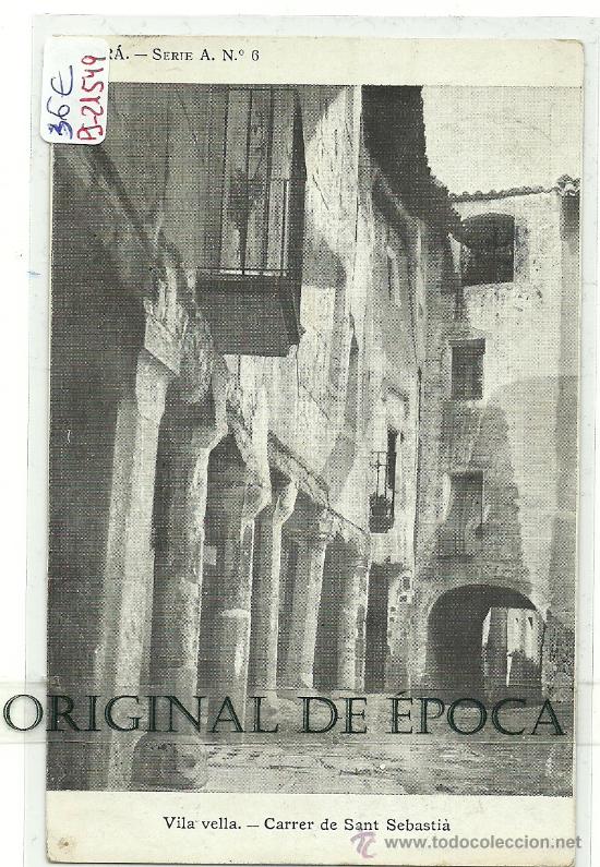 Postkarten: (PS-21549)POSTAL DE TORA(LLEIDA)-VILA VELLA.CARRER DE SANT SEBASTIA