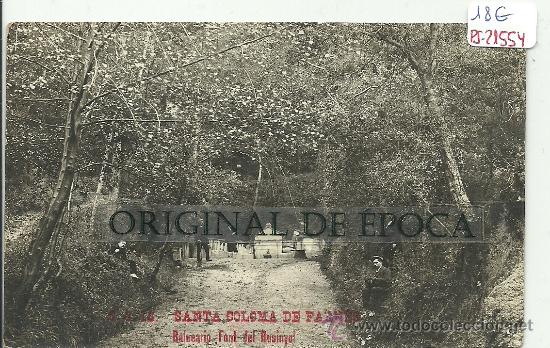 Postkarten: (PS-21554)POSTAL FOTOGRAFICA SANTA COLOMA DE FARNES-BALNEARIO FONT DEL RUSINYOL