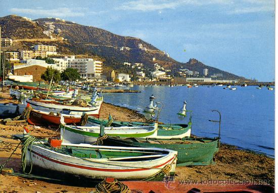 Postales: N&ordm; 8512 COSTA BRAVA ROSAS BARCOS