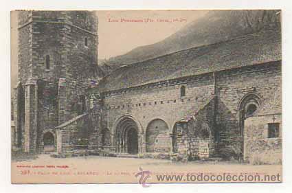 Postales: LOS PIRINEOS. VALLE DE ARAN. SALARD&Uacute;. LA IGLESIA. (ED. LABOUCHE, 397)