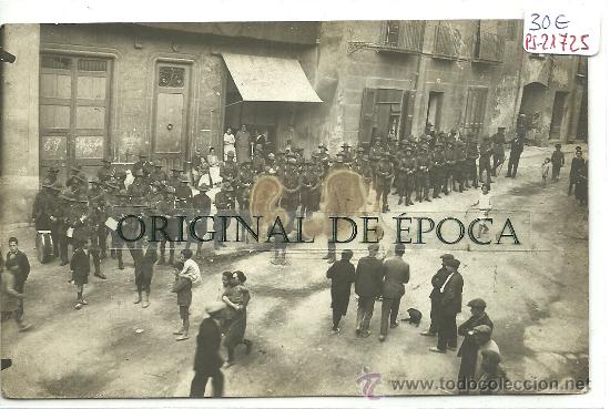 Postkarten: (PS-21725)POSTAL FOTOGRAFICA DE MATARO???-banda de musica militar