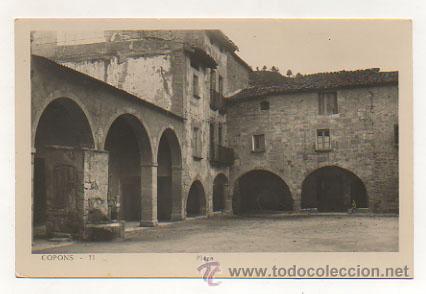 Postales: COPONS. PLAZA. FUENTE. (POSTAL FOTOGR&Aacute;FICA. N&ordm; 11)