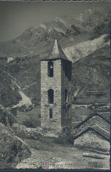 Postales: POSTAL VALLE DE BOHI LERIDA CAMPANARIO ROMANICO AL FONDO ERILLAVALL   P-CAT-104