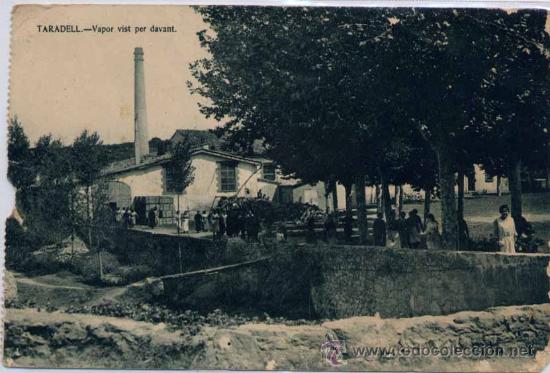 Postales: TARADELL.- VAPOR VIST PER DAVANT - Foto 1