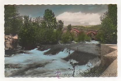 Postales: PUIGCERDA. PUENTE SOBRE EL RIO CAROL. (ED. GARCIA GARRABELLA)