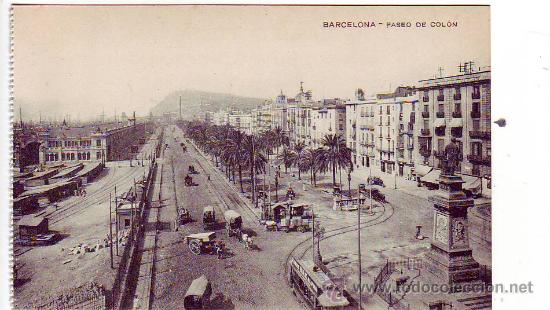 Postales: barcelona - paseo de colon - Foto 1